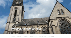 Desktop Screenshot of pauluskirche-bielefeld.de