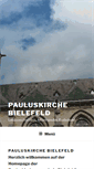 Mobile Screenshot of pauluskirche-bielefeld.de